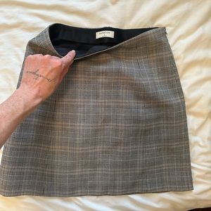 Babaton plaid skirt